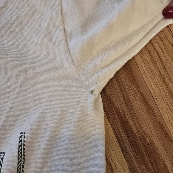 Painted Lady Vtg 90s AOP Golf Short Slv T Shirt Size L Single Stitch White - Picture 10 of 10